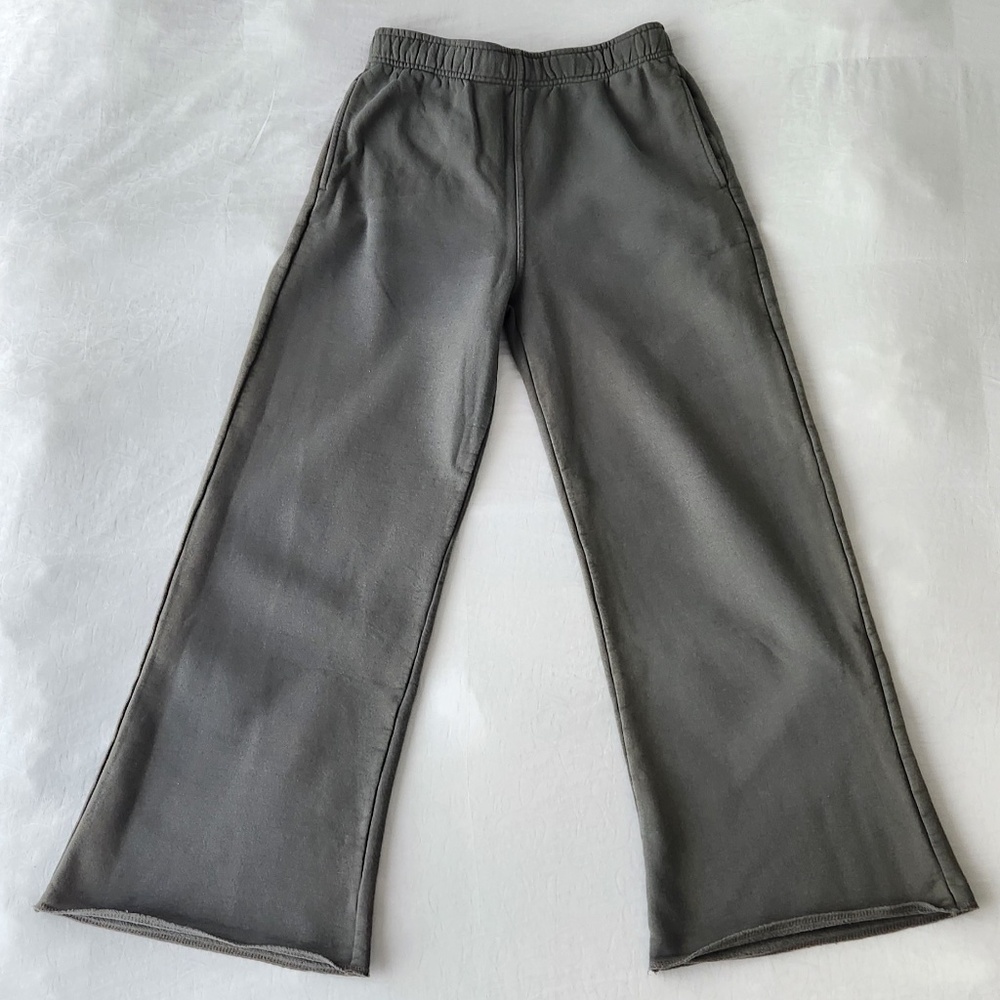 Stussy Wide Leg Sweatpants - Evergreen Fog - Size S